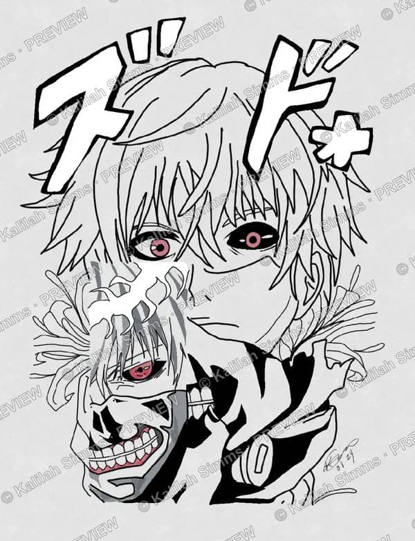 Artwork titled Tokyo Ghoul