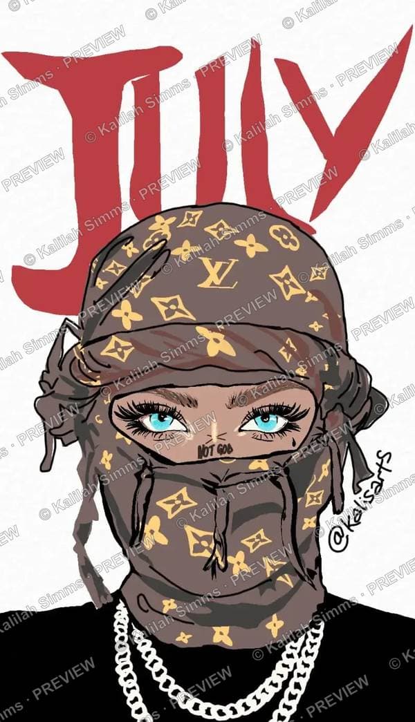 Artwork titled July