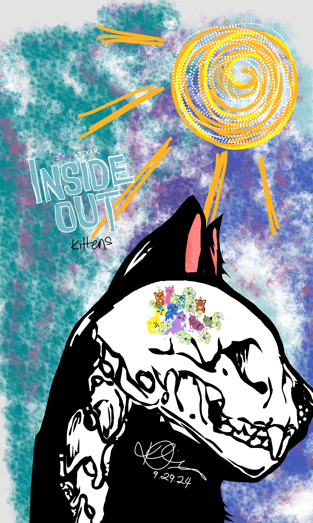 Painting titled Inside Out I